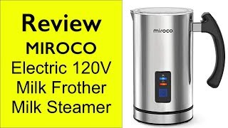 Review Miroco Milk Frother  How to make froth milk at home [upl. by Consuela]