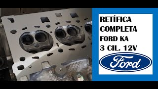 Ford Ka 3 Cilindros  Como retificar o cabeçote do Ford Ka 3 Cilindros 12 Válvulas Pode Plainar [upl. by Oatis]