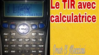 Comment trouver le taux dactualisation pour le TIR par calculatrice [upl. by Trebloc699]