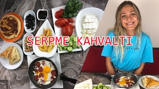 5 KİŞİLİK TÜRK USULÜ SERPME KAHVALTI SOFRASI KURDUMKahvaltının Mutlulukla Bir İlgisi Olmalı🍳 [upl. by Asiluj811]