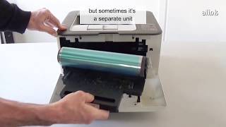 How to Clean the Inside of a Laser Printer [upl. by Aihsyt]