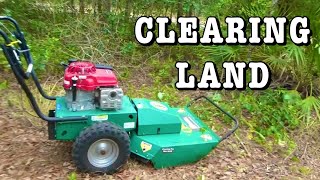 Brush Hog  Home Depot Rental  How To Use Cost amp Overview  Clearing Land By Hand [upl. by Leamsi]