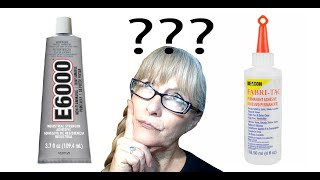 E6000 Glue vs Fabri Tac glue review side by side testing [upl. by Ellennej30]