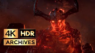 Thor Ragnarok  Opening Scene  Conversation with Surtur while hanging from chain  HDR  4K  51 [upl. by Ilenna]