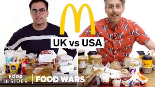 US vs UK McDonalds  Food Wars [upl. by Ihcekn451]