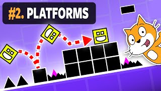 Geometry Dash 2  Platform Collisions  Scratch Tutorial [upl. by Lika825]