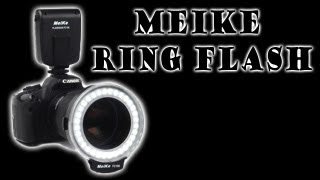 Meike LED Macro Ring Flash FC100 Review [upl. by Mharg]