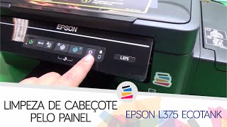 Tutorial  Limpeza do Cabeçote na EPSON L375 L395 EcoTank pelo Painel  SULINK [upl. by Zoe]