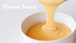 EASY HOMEMADE CHEESE SAUCE RECIPE  NACHO CHEESE SAUCE RECIPE [upl. by Cowen]