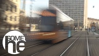 Führerstandsmitfahrt im Zeitraffer Straßenbahn Linie 4 Dresden [upl. by Ttenaj]