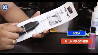 IKEA MILK FROTHER Review amp Battery Installation [upl. by Aysab]