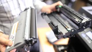 How to change Brother laser printer toner cartridge  by Inkjetstarcom [upl. by Rosenberger120]