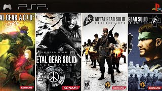 Metal Gear Games for PSP [upl. by Gowrie]