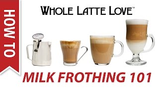 Milk Frothing for Beginners [upl. by Ihtraa848]