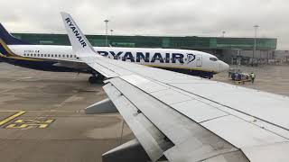 Ryanair Boeing 737800 Take Off London Stansted Airport [upl. by Ayanahs]