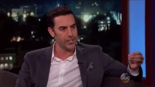 Sacha Baron Cohen says King Juliens accent was based on his Sri Lankan lawyer  Jimmy Kimmel Live [upl. by Rebmyk850]