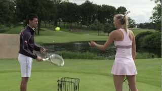 Djokovic vs Sharapova The Challenge [upl. by Levina]