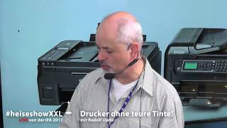 heiseshowXXL Drucker ohne teure Tinte [upl. by Seedman]