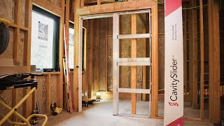 How to Install Super SMOOTH Pocket Doors [upl. by Shimkus]