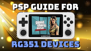 PSP Guide for RG351 Devices [upl. by Nwahsaj]