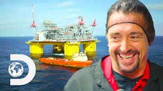 How Do Oil Platforms Get Their Groceries  Richard Hammonds Big [upl. by Emoraj]