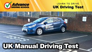 UK Manual Driving Test Replica 2024 full route with SatNav [upl. by Tullus]