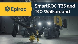 Epiroc SmartROC T35 and T40 – Walkaround [upl. by Alioz]