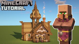 Minecraft  Clerics House Tutorial Villager Houses [upl. by Howenstein]