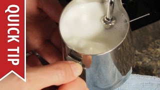 How to AutoFroth Milk for Lattes [upl. by Atkinson]