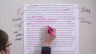 Annotating Text lesson [upl. by Rehpitsirhc]