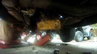 Ford F150 clutch removal [upl. by Esile732]