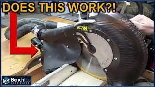 Does this Work Miter Saw Dust Collection Gamechanger  EP45 [upl. by Navy24]