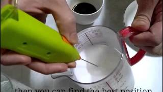 How To Make Latte Art with Mini Milk Frother [upl. by Asirb]