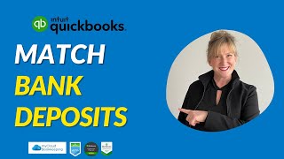 How to Match Bank Deposit Transactions in QuickBooks Online  My Cloud Bookkeeping [upl. by Colwell]