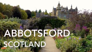 Abbotsford House  Home of Sir Walter Scott Romantic Novelist Scottish Borders Melrose Scotland [upl. by Market]