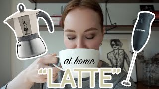 HOW TO MAKE A quotLATTEquot AT HOME moka pot  frother [upl. by Purity]