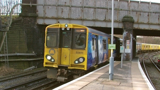 Half an Hour at 216  Birkenhead North Station 1022017  Class 507 508 terminus [upl. by Nodnalb]