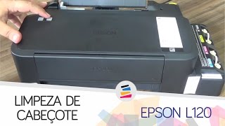 Tutorial  Limpeza de Cabeçote pelo painel na Epson L120  SULINK [upl. by Ventura]