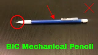 ✅ How To Use BiC Mechanical Pencil Review [upl. by Eirehc]