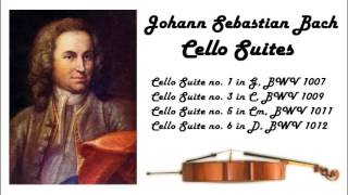 Johann Sebastian Bach  Cello suites in 432 Hz great for reading or studying [upl. by Leissam]