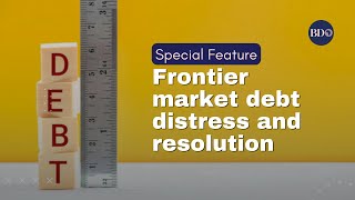 Frontier market debt distress and resolution [upl. by Pentha]