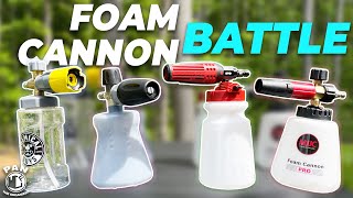 FOAM CANNON BATTLE  New models What is the best foam cannon [upl. by Rolph]