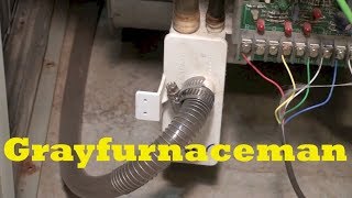 Furnace condensate drain cleaning [upl. by Gaudette]