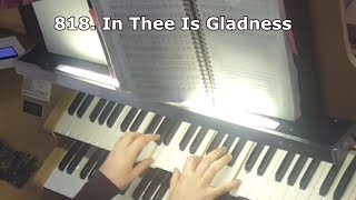 818 In Thee Is Gladness  The Congregation sings from The Lutheran Service Book [upl. by Dyolf]