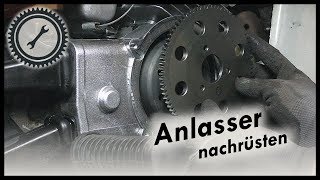 Anlasser nachrüsten  S51SR50 Tutorial [upl. by Einniw]