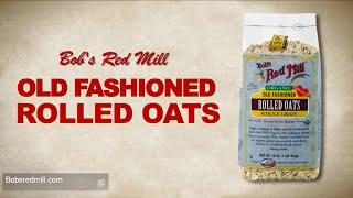 Old Fashioned Rolled Oats  Bobs Red Mill Natural Foods [upl. by Esilrahc]