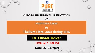 Holmium Laser Vs Thulium Fibre Laser during RIRS [upl. by Adnopoz881]